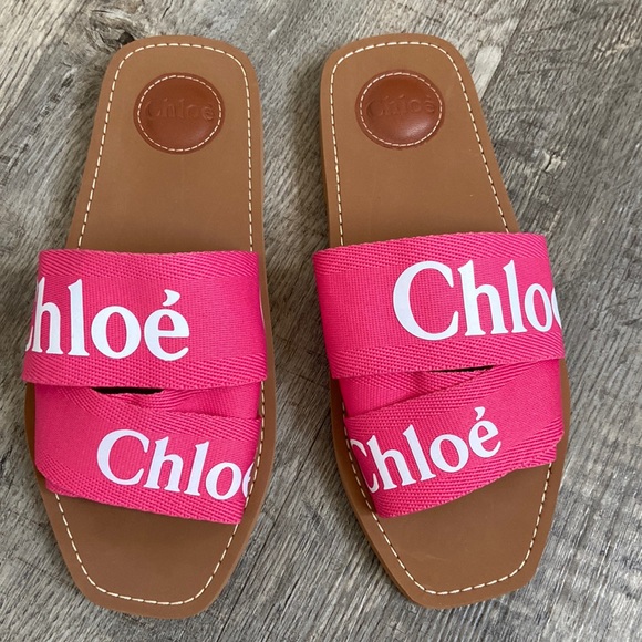 Chloe Shoes - Chloe Woody Flat Sandals-NWOT